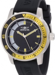 Invicta Men's 12846 Specialty Black Dial Watch with Yellow/Black Bezel