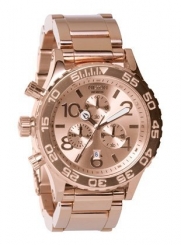 Nixon 42-20 Chrono Watch All Rose Gold, One Size