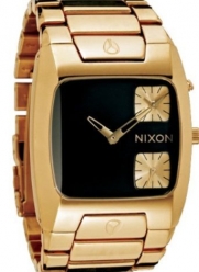 Nixon Banks All Gold Black Mens Watch A060510