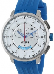 Versus by Versace Men's SGV030013 Manhattan Blue Rubber Chronograph Tachymeter Date Watch