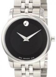 Movado Women's 0606505 Museum Stainless Steel Black Museum Dial Bracelet Watch