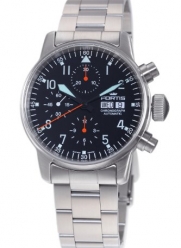 Fortis Men's 597.11.11M Flieger Automatic Chronograph Black Dial Watch