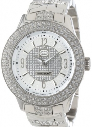 Marc Ecko Men's E16533G1 Silver Iced Watch