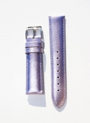 16mm Lavender Quick-Release Metallic Watchband for Michele Style