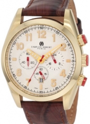 Charles-Hubert, Paris Men's 3895-G Premium Collection Gold-Plated Stainless Steel Chronograph Watch