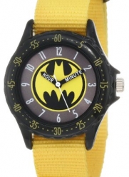 Batman Kids' BAT5040 Yellow Batman Time Teacher Watch