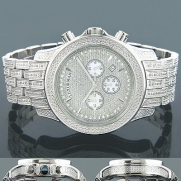 Iced Out Watches Luxurman Mens Diamond Watch 1.25ct