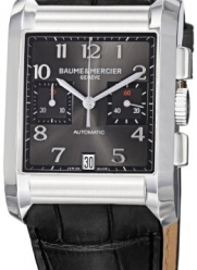 Baume Mercier Men's 10030 Hampton Mens Black Leather Strap Chronograph Watch
