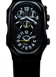 Philip Stein Men's 3B-NBY-RB Signature Black Rubber Strap Watch