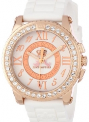 Juicy Couture Women's 1900792 Pedigree White Jelly Strap Watch