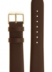 Men's Classic Glove Leather Watchband Brown 16mm Watch Band - by JP Leatherworks