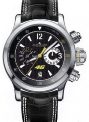 Jaeger LeCoultre Master Compressor Valentino Rossi Black Dial Chronograph Mens Watch Q175847V