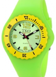 TKO ORLOGI Women's TK595GR Beach Lightweight Green Rubber Watch