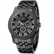 JBW Men's JB-6219-L Krypton Black Chronograph Diamond Watch