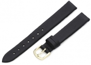 Hadley-Roma Women's LSL712RA 130 13-mm Black Genuine Leather Watch Strap