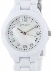 Sprout Women's ST4007MPWT  White Corn Resin Bracelet Watch