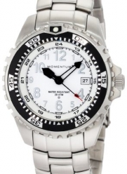 Momentum Men's 1M-DV00W0 M1 White Dial Stainless-Steel Bracelet Watch