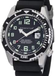 Momentum Men's 1M-DV52B1B M50 Mark II Military Inspired Black Rubber Watch