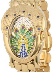 Brillier Women's 18-09 Royal Plume Peacock Inspired Swiss Genuine Blue Sapphires Watch