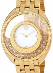 Versace Women's 86Q70D002 S070 Destiny Spirit Floating Micro Spheres Gold IP Steel Watch