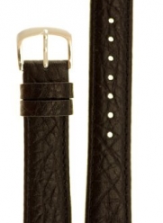 Men's Genuine Italian Leather Watchband Black 22mm Watch Band - by JP Leatherworks