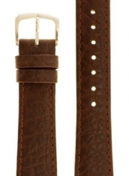 Men's Genuine Italian Leather Watchband Brown 20mm Watch Band - by JP Leatherworks