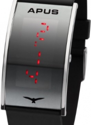 APUS Gamma Silver-Red LED Watch Very Light