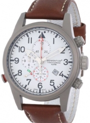 Momentum Men's 1M-SP32W2C Titan III Analog Titanium & Carbon fibre dial Watch