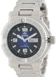 REACTOR Men's 74603 Critical Mass Degrading Blue Dial Stainless Steel Watch