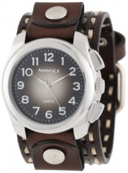 Nemesis Unisex 091KDTB Elegant Gradient Design Leather Band Watch