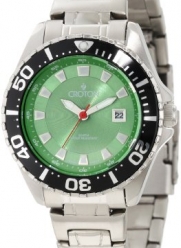 Croton Women's CA201228SSGR Green Dial Stainless Steel Watch