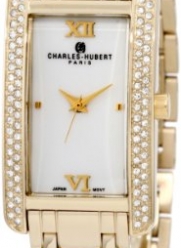 Charles-Hubert, Paris Women's 6668-WM Premium Collection Gold-Plated Stainless Steel Watch