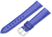 Hadley-Roma Women's LSL715RF 180 18-mm Blue Genuine Java Lizard Watch Strap