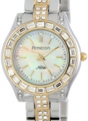 Armitron Women's 75/5053MPTT Crystal Swarovski Accented Two-Tone Bracelet Watch