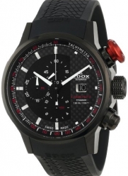Edox Men's 30001 TIN NIN WRC Automatic Black PVD Chronograph Titanium Watch