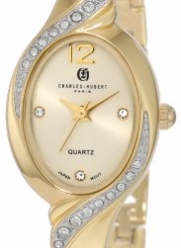 Charles-Hubert, Paris Women's 6801 Classic Collection Gold-Plated Watch