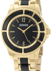 Versus by Versace Women's AL13SBQ709A079 Tokyo Gold IP Black Dial Bracelet Watch