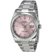 Rolex Datejust Automatic Pink Dial Stainless Steel Ladies Watch 116200PSO