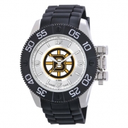 Game Time Men's NHL-BEA-BOS Beast Boston Bruins Round Analog Watch