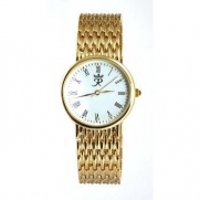 Reflex Gents Elegant Gold Coloured Metal Bracelet Strap Dress Watch RB-01G