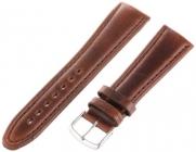 Hadley-Roma Men's MSM882RB-220 22-mm Brown Genuine Oil-Tan Leather WatchStrap