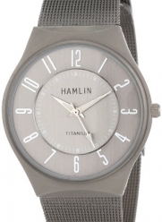 Hamlin Men's HAMM0314:001/04E92GT Titanium Case Grey Dial Stainless Steel Mesh Band Watch