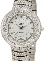 Burgi Women's BUR048SS Diamond Accent Crystal Fashion Watch