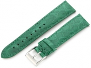 Artisan of Italy CITQR100-2118LR Women's Fashion Quick-Release Padded Crocodile 18mm Emerald Watch Strap