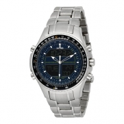 Sartego Men's SPW13 World Timer Quartz Chronograph Watch