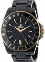 Vivienne Westwood Unisex VV048GDBK Black Ceramic Swiss Quartz Watch