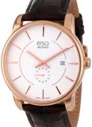 ESQ Movado Men's 07301414 esq CAPITAL tm Round Gold-Plated Watch