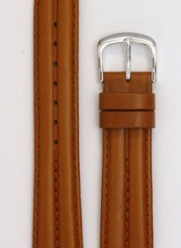Men's Genuine Italian Leather Watchband Triple Stitched Tan 20mm - by JP Leatherworks