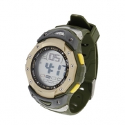 Como Children Army Green Plastic Adjustable Wristband Sport Watch + Case Box