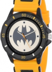 Batman Men's BAT9065 Yellow Rubber Strap Analog Watch